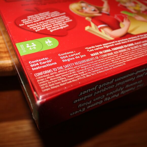 3/$77❤️new sealed Apples To Apples family party game Mattel Games - Picture 6 of 8